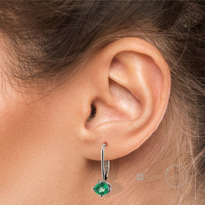 Boucles d'oreilles en acier – Image 2