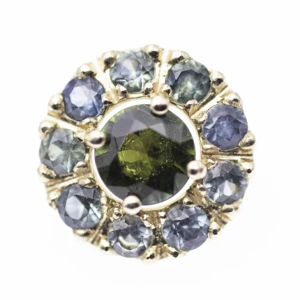 Fleurs Sauvages gems - tourmaline*sapphires