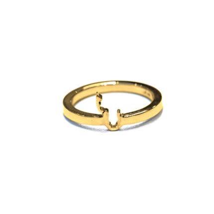Bague en or jaune à personnaliser