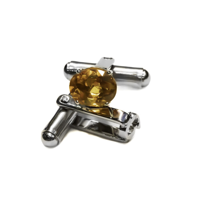 Boutons de manchettes en acier – Image 3