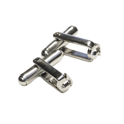 Boutons de manchettes en acier