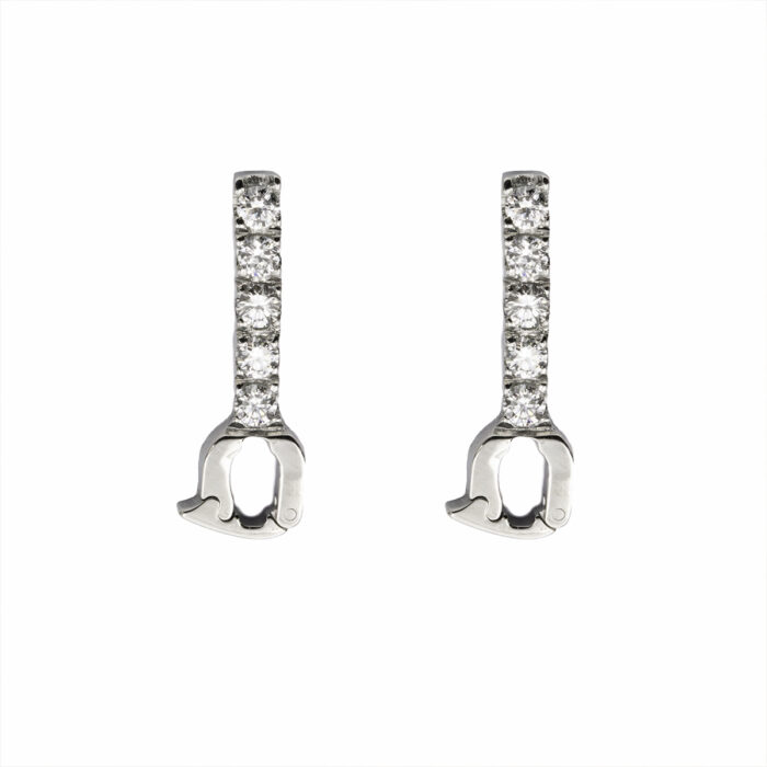 Clous en acier sertis de diamants